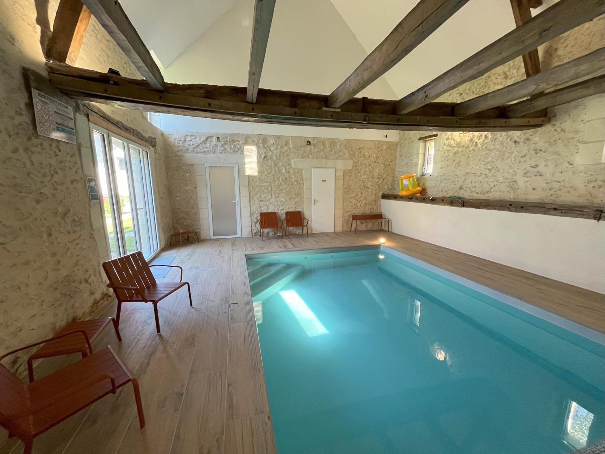 Les Gites De La Pellerie - 2 Piscines Interieur & Exterieur - Touraine - 3 Gites - Familial, Calme, Campagne Saint-Branchs ภายนอก รูปภาพ